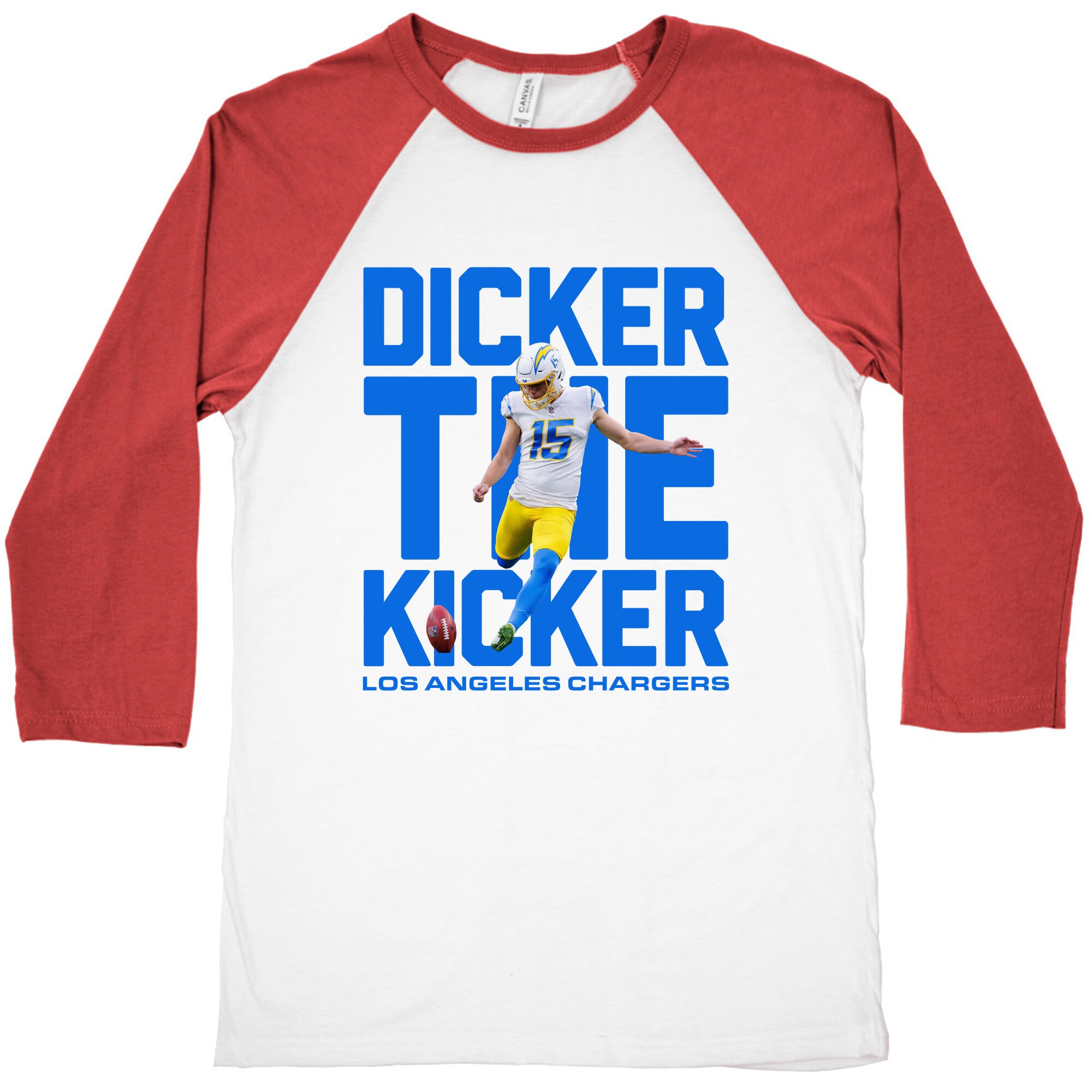 Dicker the Kicker Baseball Tee